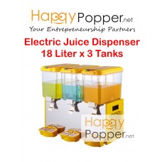 Juice Dispenser 18 Liter x 3 Tanks ( Electric ) JD-M0003 冷饮果汁机18升三缸