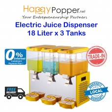 Juice Dispenser 18 Liter x 3 Tanks ( Electric ) JD-M0003 冷饮果汁机18升三缸