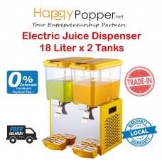 Juice Dispenser 18 Liter x 2 Tank ( Electric )  JD-M0002 冷饮果汁机18升双缸