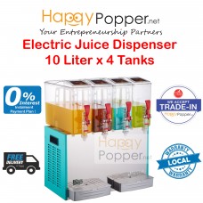 Juice Dispenser 10 Liter x 4 Tanks ( Electric ) JD-M0009 冷饮果汁机10升四缸