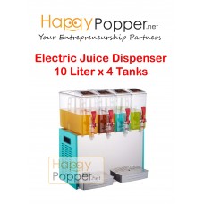 Juice Dispenser 10 Liter x 4 Tanks ( Electric ) JD-M0009 冷饮果汁机10升四缸