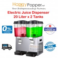 Juice Dispenser 20 Liter x 2 Tanks ( Electric ) JD-M0001 冷饮果汁机20升双缸