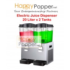 Juice Dispenser 20 Liter x 2 Tanks ( Electric ) JD-M0001 冷饮果汁机20升双缸