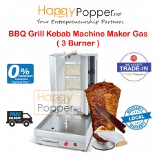 Kebab Machine Maker BBQ Grill Gas ( 3 Burner ) BBQ-M0013 燃气中东烧烤炉三头
