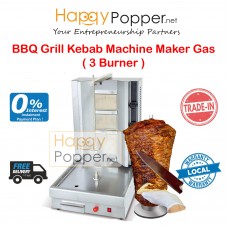 Kebab Machine Maker BBQ Grill Gas ( 3 Burner ) BBQ-M0013 燃气中东烧烤炉三头