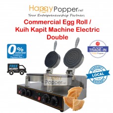 Commercial Egg Roll Kuih Kapit Machine ( Electric ) Double ER-M0002 双头脆皮蛋卷机