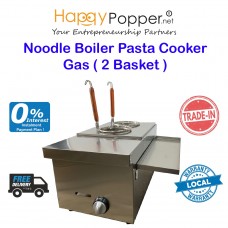 Noodle Boiler Pasta Cooker / Deep Fryer Gas ( 2 Basket ) DF-M0016 燃气煮面机 / 炸炉 ( 2孔 )