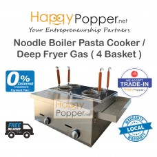 Noodle Boiler Pasta Cooker / Deep Fryer Gas ( 4 Basket ) DF-M0024 燃气煮面机 / 炸炉 ( 4孔 )