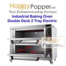 Industrial Baking Oven 2 Deck 2 Tray ( Electric ) OV-00004 电热烤箱2层2盘