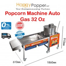 Popcorn Machine Auto with Stand 32oz ( Gas ) PC-M0005 燃气爆米花机32安士