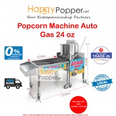Popcorn Machine Auto with Stand 24oz ( Gas ) PC-M0004 燃气爆米花机24安士