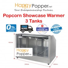 Popcorn Display Showcase Warmer 3 Tank PC-M0013 爆米花保温柜三格
