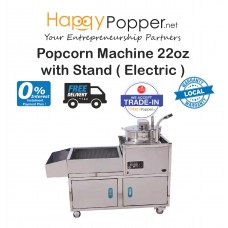 Popcorn Machine 22 oz 36 cm with Stand ( Electric ) PC-M0020 电热爆米花机推车22安士
