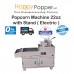 Popcorn Machine 22 oz 36 cm with Stand ( Electric ) PC-M0020 电热爆米花机推车22安士