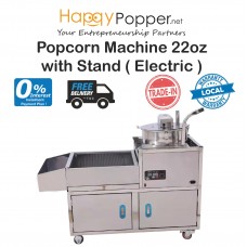 Popcorn Machine 22 oz 36 cm with Stand ( Electric ) PC-M0020 电热爆米花机推车22安士