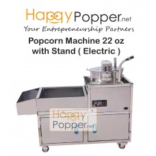 Popcorn Machine 22 oz 36 cm with Stand ( Electric ) PC-M0020 电热爆米花机推车22安士