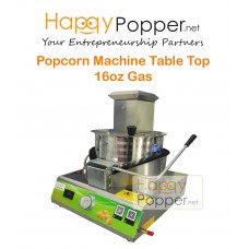 Popcorn Machine Table Top 16oz Gas PC-M0008 台式燃气爆米花机16安士