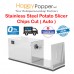 Stainless Steel Potato Slicer Chips Cut Electric ( Auto ) 电摇薯塔机