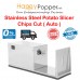 Stainless Steel Potato Slicer Chips Cut Electric ( Auto ) 电摇薯塔机