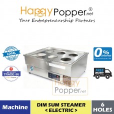 Dim Sum Steamer 6 Holes (Electric) SM-M0017 - 六孔电热点心蒸炉