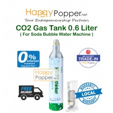 CO2 Gas Tank 0.6 Liter  ( For Soda Bubble Water Machine ) BW-T0001 苏打水气瓶（苏打气泡水机专用）