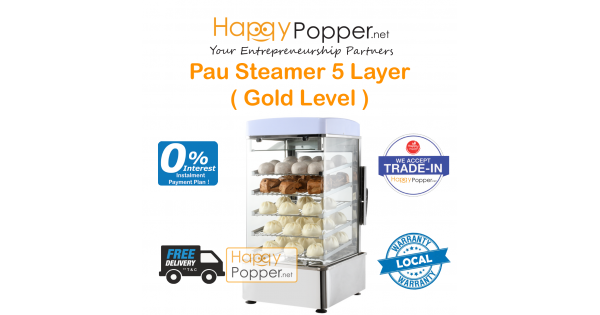 Pau Steamer 5 Layer ( Electric ) ( Gold Level ) SM-M0009 电热厚款5层蒸包机