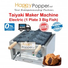 Taiyaki Fish Maker Machine ( 1 Plate 3 pcs ) WF-M0013 鲷鱼机中三孔