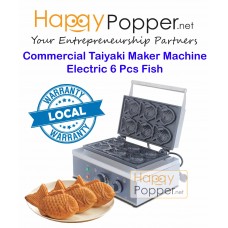 Taiyaki Fish Maker Machine ( 6 pcs ) WF-M0015 鲷鱼机小6孔