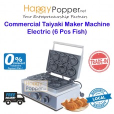 Taiyaki Fish Maker Machine ( 6 pcs ) WF-M0015 鲷鱼机小6孔