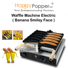 Waffle Machine Electric ( Banana Smiley Face ) WF-M0022 香蕉型烧机