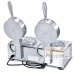 Waffle Machine Double Electric - HAPPYPOPPER - 1 Year Warranty WF-M0018 铝板双头电燃华夫机