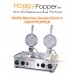 Waffle Machine Double Electric - HAPPYPOPPER - 1 Year Warranty WF-M0018 铝板双头电燃华夫机