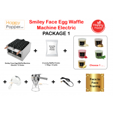 Smiley Face Egg Waffle Machine Package 1