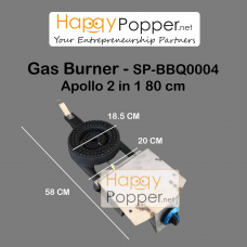 Gas Burner SP-BBQ0004 Apollo 2 in 1 80cm