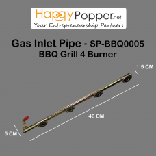Gas Inlet Pipe - SP-BBQ0005 k222 k255 BBQ Grill 4 Burner 
