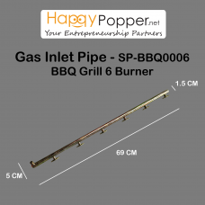 Gas Inlet Pipe - SP-BBQ0006 k233 k333 BBQ Grill 6 Burner 