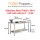 Stainless Steel Table 180 x 60 x 80 cm 0.65 T ( 304 ) SS-M0013 304不锈钢桌子（6尺）