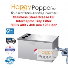 Grease Oil Interceptor Trap Filter 800 x 400 x 400 mm 128 Liter GT-M0005 油水分离器128升
