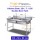 Stainless Steel Kitchen Sink Double Bowl Tank 100 x 50 x 80 cm T : 0.65 ( 201 ) SS-M0009 201不锈钢厨房水槽双槽
