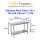 Stainless Steel Table 150 x 60 x 80 cm 0.65 T ( 201 ) SS-M0012 201不锈钢桌子（5尺）