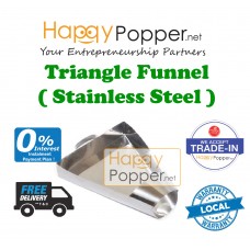Chicken Chop Scoop - Triangle Funnel （ Stainless Steel ) DF-T0001 不锈钢炸鸡排漏斗