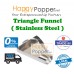 Chicken Chop Scoop - Triangle Funnel （ Stainless Steel ) DF-T0001 不锈钢炸鸡排漏斗