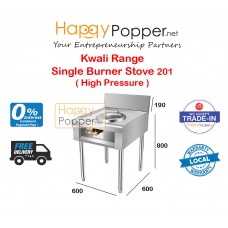 Stainless Steel Kwali Rance Single Burner Stove 201 ( High Pressure )  600 x 600 x 800 SS-M0020 猛火炉 单炒