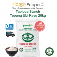 Tapioca Starch ( Coarse ) Tepung Ubi Kayu ( Kasar ) ( PLANTEX) 20kg FC-P0014 粗颗粒状木薯粉20公斤