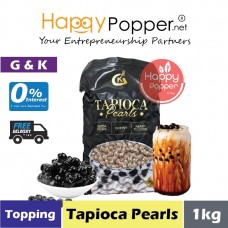 Boba Tapioca Pearl 1kg ( G&K ) ( 20/Ctn ) BT-PL018 焦糖珍珠1公斤