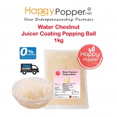 Popping Boba Pearl Coating Juice Ball Water Chestnut 1kg BT-J0035 (12/Ctn ) 包裹马蹄果肉爆爆珠