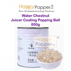 Popping Boba Pearl Coating Juice Ball Water Chestnut 850g BT-J0027 (12/Ctn ) 包裹马蹄果肉爆爆珠