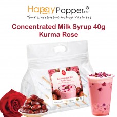 Concentrated Milk Syrup Kurma Rose 40g ( 10pcs/Pkt ) BT-SY011 40克浓缩椰枣玫瑰风味炼奶 