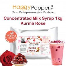 Concentrated Milk Syrup Kurma Rose 1kg ( 20pkts/Ctn ) BT-SY015 浓缩椰枣玫瑰风味炼奶1公斤装