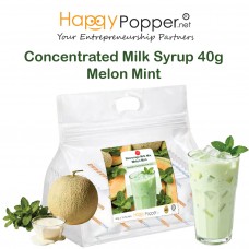 Concentrated Milk Syrup Melon Mint 40g ( 10pcs/Pkt ) BT-SY013 40克浓缩薄荷蜜瓜风味炼奶